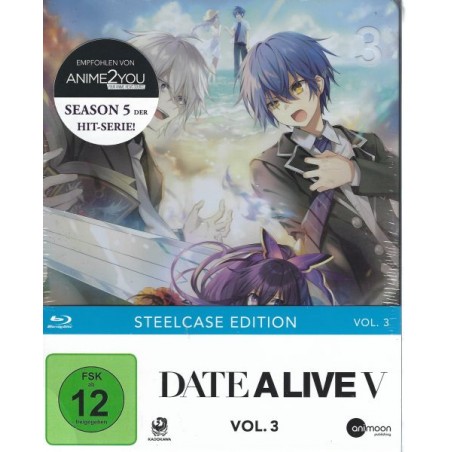 Date A Live - Staffel Season 5 - Vol. 3 - Steelcase Edition - BluRay - Neu / OVP