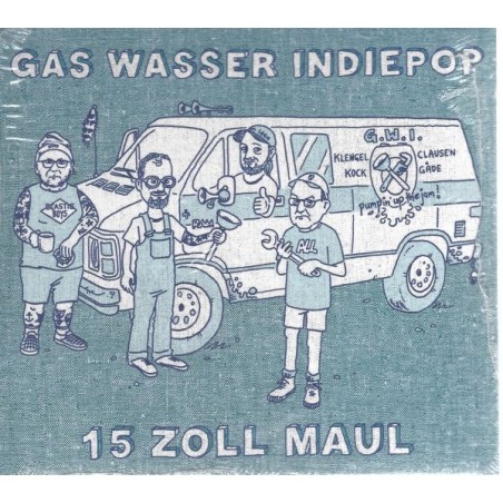 Gas Wasser Indiepop - 15 Zoll Maul - Digipack - CD - Neu / OVP